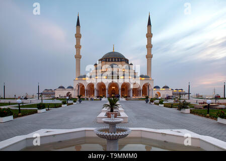 Große Moschee in Sharjah Stockfoto