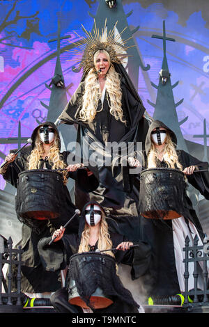 Mai 18, 2019 - Columbus, Ohio, USA - MARIA In diesem Moment während der Sonic Temple Music Festival an der MAPFRE Stadion in Columbus, Ohio (Credit Bild: © Daniel DeSlover/ZUMA Draht) Stockfoto