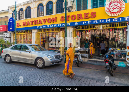 Little India in George Town Malaysia Stockfoto