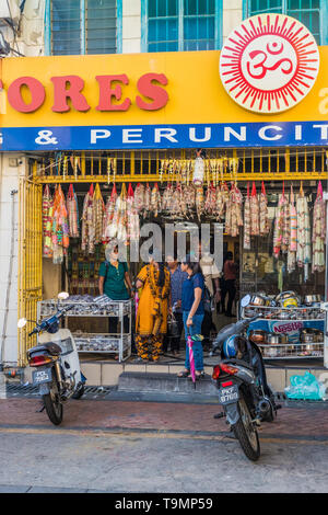 Little India in George Town Malaysia Stockfoto