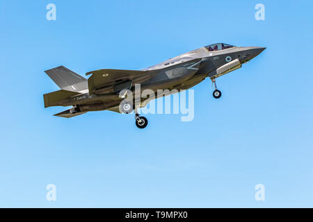 Lockheed Martin F-35 Lightning II Abfahrt RAF Mildenhall Stockfoto