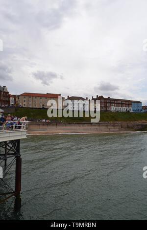 Blick von Cromer Pier, Norfolk, Großbritannien Stockfoto