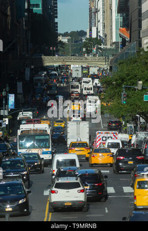Fussgängerstreifen 40 SECOND STREET MIDTOWN MANHATTAN NEW YORK CITY USA Stockfoto