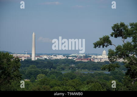 Blick über Washington DC Stockfoto