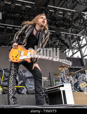 Mai 19, 2019 - Columbus, Ohio, USA - ADAM Durchhang des Struts während der Sonic Temple Music Festival an der MAPFRE Stadion in Columbus, Ohio (Credit Bild: © Daniel DeSlover/ZUMA Draht) Stockfoto