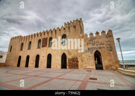 Die Chipiona Castle ist eine alte Festung, in der Gemeinde von Chipiona, in der Provinz Cadiz, Spanien. Stockfoto