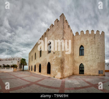 Die Chipiona Castle ist eine alte Festung, in der Gemeinde von Chipiona, in der Provinz Cadiz, Spanien. Stockfoto