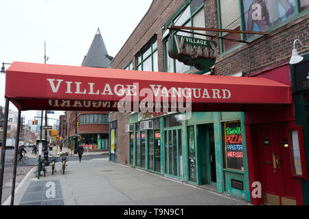 Das Village Vanguard Jazz Club, 7th Avenue South, Greenwich Village, Manhattan. New York City, USA Stockfoto