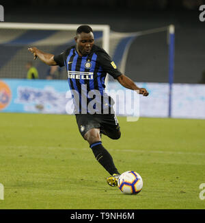 Neapel, Italien. 18 Apr, 2019. Asamoh von Inter in Aktion während der italienischen Serie A Fußballspiel zwischen SSC Napoli vs FC Inter im San Paolo Stadium am Mai 19 - 2019 Credit: Fabio Sasso/ZUMA Draht/Alamy leben Nachrichten Stockfoto