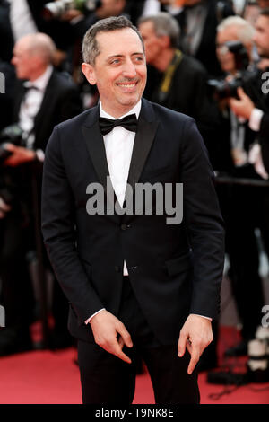 CANNES - 19. Mai: Gad Elmaleh kommt zur Premiere von "ein verborgenes Leben", die im Rahmen der 2019 Cannes Film Festival am 19. Mai 2019 im Palais des Festivals in Cannes, Frankreich. (Foto durch Lyvans Boolaky/imageSPACE/MediaPunch) Stockfoto