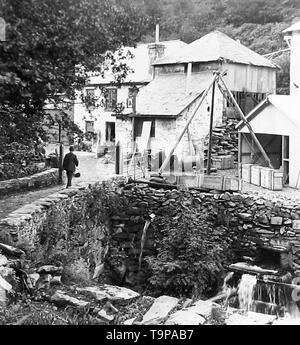 Clogau St Davids gold mine in der Nähe von Bontddu, Wales Stockfoto