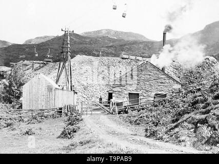 Clogau St Davids gold mine in der Nähe von Bontddu, Wales Stockfoto