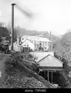 Clogau St Davids gold mine in der Nähe von Bontddu, Wales Stockfoto