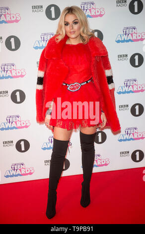 Tallia Storm auf der BBC Radio 1 Teen Awards, SSE Arena Wembley, London, Großbritannien - 22 Okt 2017 Stockfoto