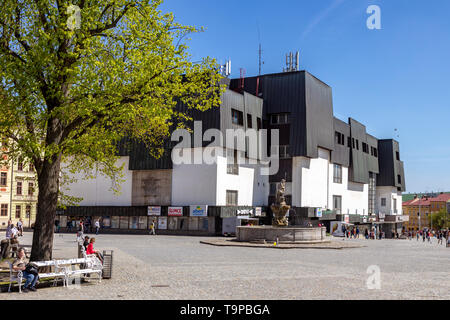 Obchodní dům Vor, Masarykovo náměstí, Jihlava, Vysočina, Česká republika/Masaryk-platz, Stadt Jihlava, Region Liberec, Tschechische Republik, Europa Stockfoto