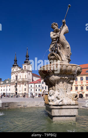 Kostel sv. Z Ignáce Loyoly, Masarykovo náměstí, Jihlava, Vysočina, Česká republika/Masaryk-platz, Stadt Jihlava, Region Liberec, Tschechische Republik, Eu Stockfoto