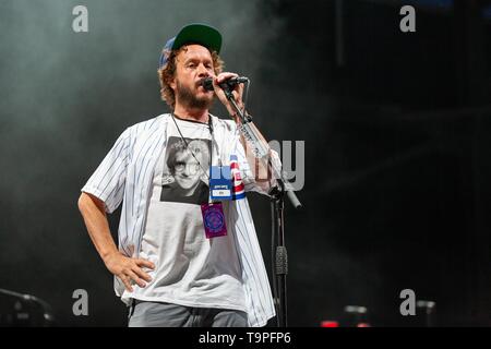 Mai 19, 2019 - Columbus, Ohio, US-Komiker Pauly Shore während der Sonic Temple Music Festival an der MAPFRE Stadion in Columbus, Ohio (Credit Bild: © Daniel DeSlover/ZUMA Draht) Stockfoto