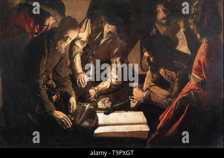 Georges de La Tour - Zahlung Gebühren 1635 Stockfoto