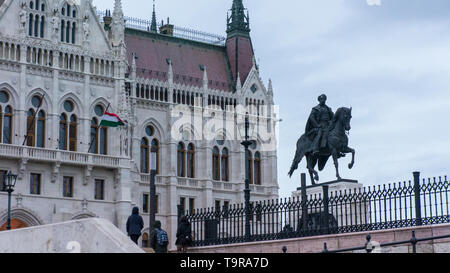 Ungarischen Parlament detail Stockfoto