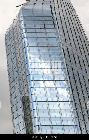 Neue Wolkenkratzer in London offiziell nennt man Blackfriars. Auch als Vase oder der Boomerang bekannt. Stockfoto