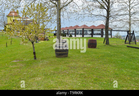 Ausflugsort in der kroatischen Landschaft Stockfoto