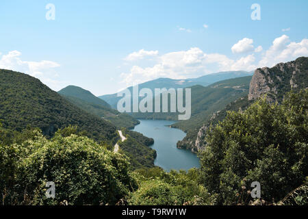Haliacmon der längste Fluss in Griechenland Stockfoto