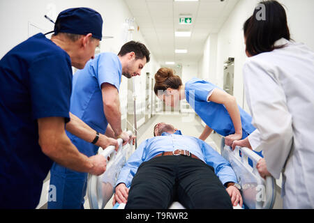 Notfall im Krankenhaus Stockfoto