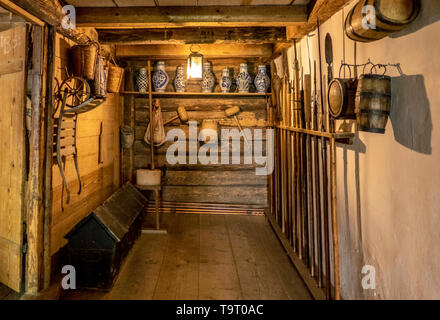 Schwäbische Bauernhofmuseum in Illerbeuren, Oberschwaben, Allgäu, Bayern, Deutschland, Europa, Schwäbisches Bauernhofmuseum Illerbeuren, Oberschwaben, Bayern, D Stockfoto