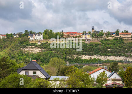 Die Dornburger Schlösser in Thüringen, Deutschland Stockfoto