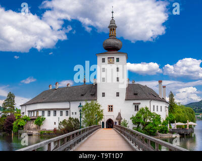 Schloss Orth am Traunsee, Gmunden, Salzkammer, Oberösterreich, Österreich, Schloß Orth im Traunsee, Salzkammergut, Oberösterreich, Österreic Stockfoto