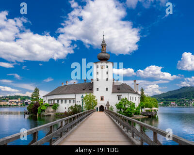 Schloss Orth am Traunsee, Gmunden, Salzkammer, Oberösterreich, Österreich, Schloß Orth im Traunsee, Salzkammergut, Oberösterreich, Österreic Stockfoto