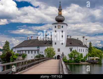 Schloss Orth am Traunsee, Gmunden, Salzkammer, Oberösterreich, Österreich, Schloß Orth im Traunsee, Salzkammergut, Oberösterreich, Österreic Stockfoto