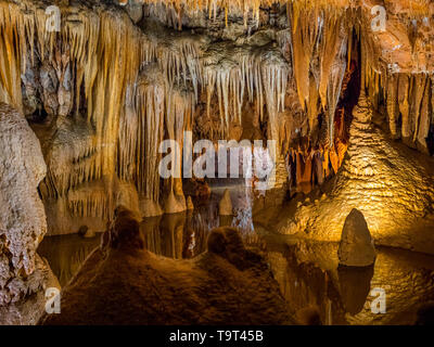 Jama Baredine, Tropfsteinhöhle, Nova Vas, Porec, Istrien, Kroatien, Europa, Tropfsteinhöhle, Kroatien, Europa Stockfoto