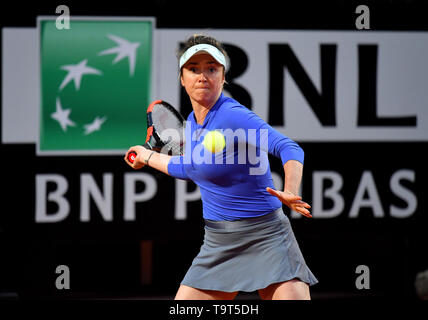 Elina Svitolina der Ukraine in Aktion während der Match gegen Victoria Azarenka aus Weißrussland Roma 14/05/2019 Foro Italico Internazionali BNL D'Italia Stockfoto