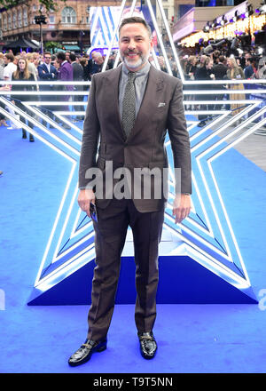 David Walliams die Teilnahme an der Rocketman UK Premiere, im Odeon Luxe, Leicester Square, London. Stockfoto