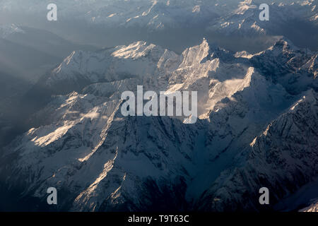 Die Hengduan Berge separate der tibetischen Hochebene von Yunnan und Guizhou Hochebene im Westen Chinas in der Region Kham und historisch genannt wird. Stockfoto