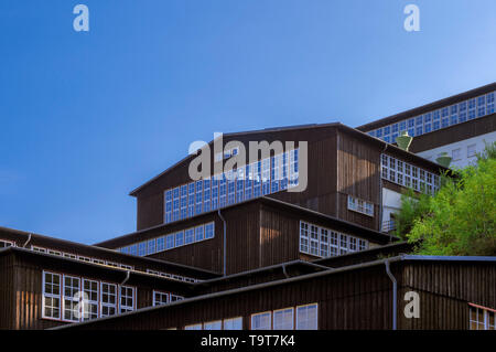 Das Besucherbergwerk und Museum Rammelsberg, UNESCO-Weltkulturerbe, Goslar, Harz, Niedersachsen, Deutschland, Europa, Besucherbergwerk und Museum Ramme Stockfoto