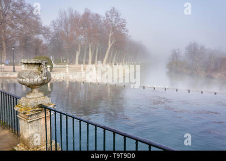 Gärten und den Königlichen Palast von Aranjuez, Madrid. Spanien Stockfoto