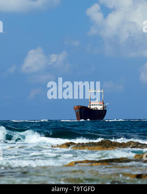 Schiffbruch MV Demetrios II., Zypern Stockfoto