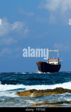 Schiffbruch MV Demetrios II., Zypern Stockfoto