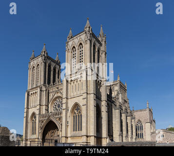 BRISTOL, Großbritannien - 14. Mai: Blick auf die Kathedrale in Bristol am 14. Mai 2019 Stockfoto