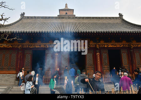 Daci'en Tempel komplex, Dàcí'ēn Sì, Xi'an, Hszian, China, Asien, UNESCO Weltkulturerbe Stockfoto