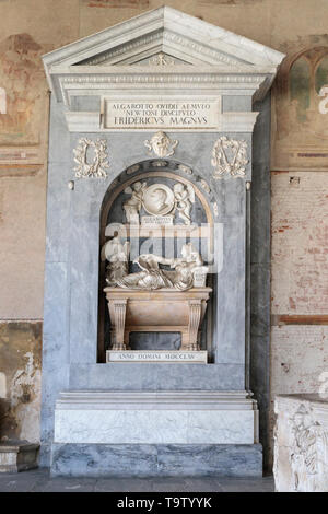 Kunst in der Campo Santo im Paizza del Duomo in Pisa Stockfoto