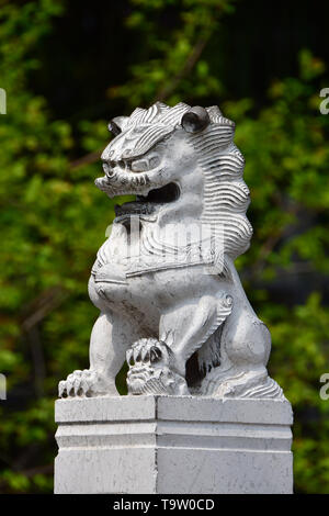 Statue, Daci'en Tempel komplex, Dàcí'ēn Sì, Xi'an, Hszian, China, Asien, UNESCO Weltkulturerbe Stockfoto