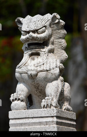 Statue, Daci'en Tempel komplex, Dàcí'ēn Sì, Xi'an, Hszian, China, Asien, UNESCO Weltkulturerbe Stockfoto