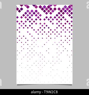 Abstrakte diagonal Abgerundetes Quadrat Mosaik Muster flyer Hintergrund Stock Vektor