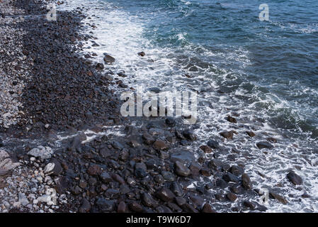 Reis Magos Strand, Insel Madeira Stockfoto