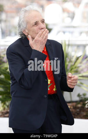 Cannes, Frankreich. 20 Mai, 2019. Abel Ferrara an der 'Tommaso' Fotoshooting während der 72Nd Cannes Film Festival im Palais des Festivals am 20. Mai 2019 n Cannes, Frankreich | Verwendung weltweit Quelle: dpa/Alamy leben Nachrichten Stockfoto