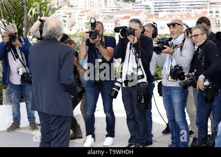 Cannes, Frankreich. 20 Mai, 2019. Abel Ferrara an der 'Tommaso' Fotoshooting während der 72Nd Cannes Film Festival im Palais des Festivals am 20. Mai 2019 n Cannes, Frankreich | Verwendung weltweit Quelle: dpa/Alamy leben Nachrichten Stockfoto