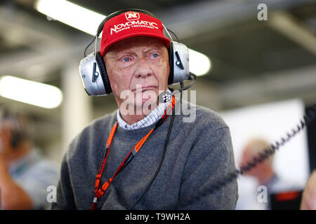 Silverstone, Grossbritannien. 04. Juli 2015. Motorsport: FIA Formel Eins-Weltmeisterschaft 2015, Grand Prix von Großbritannien, Niki Lauda (AUT, MERCEDES AMG PETRONAS F1 Team), | Verwendung der weltweiten Kredit: dpa/Alamy leben Nachrichten Stockfoto